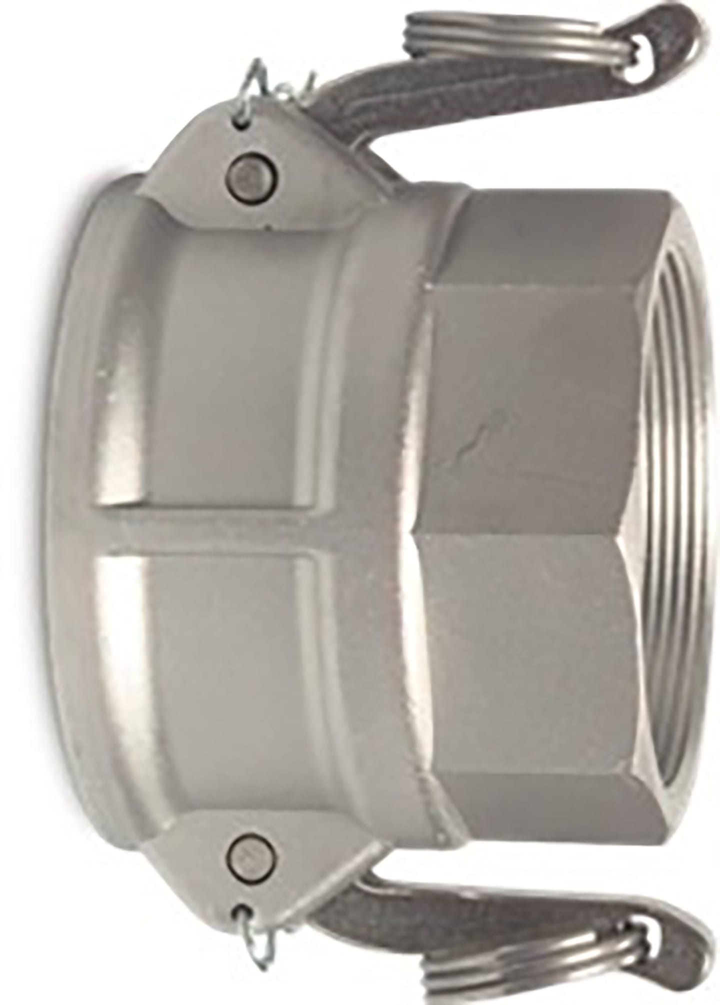 M-Teil Innengewinde zöllig Kamlock Typ D, Aluminium