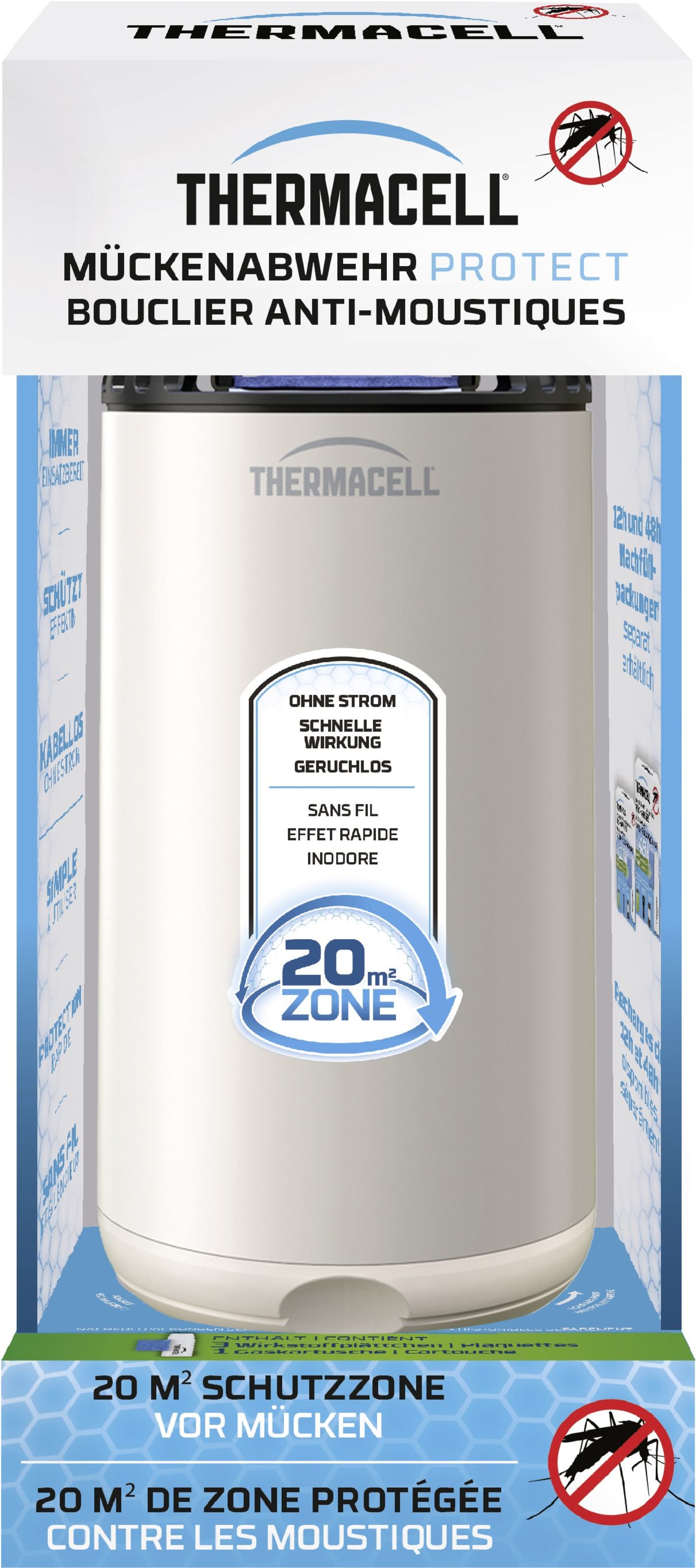 Thermacell Mückenabwehr "Protect" Tischgerät, für max. 20 m²