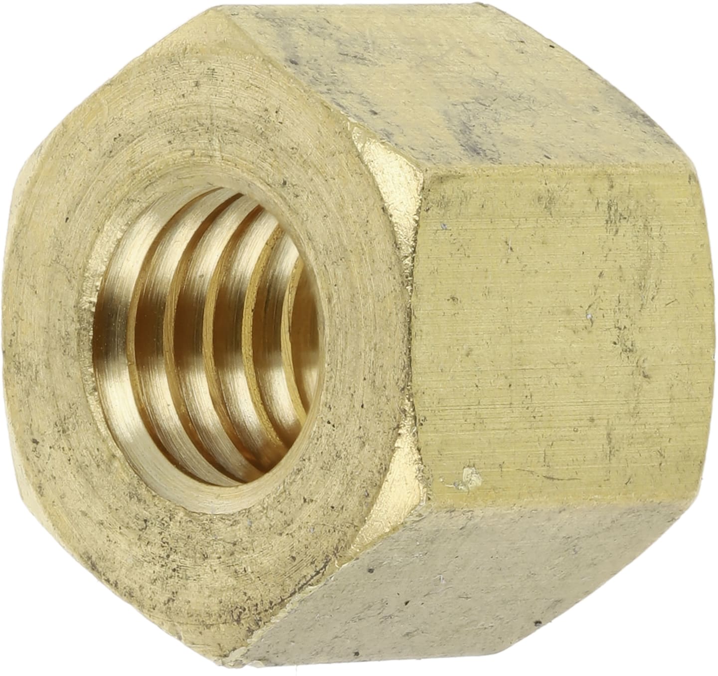 Messingmutter M 8 x 1,25, für Auspuffsammelrohr von Fendt Farmer 200, Geräträger
