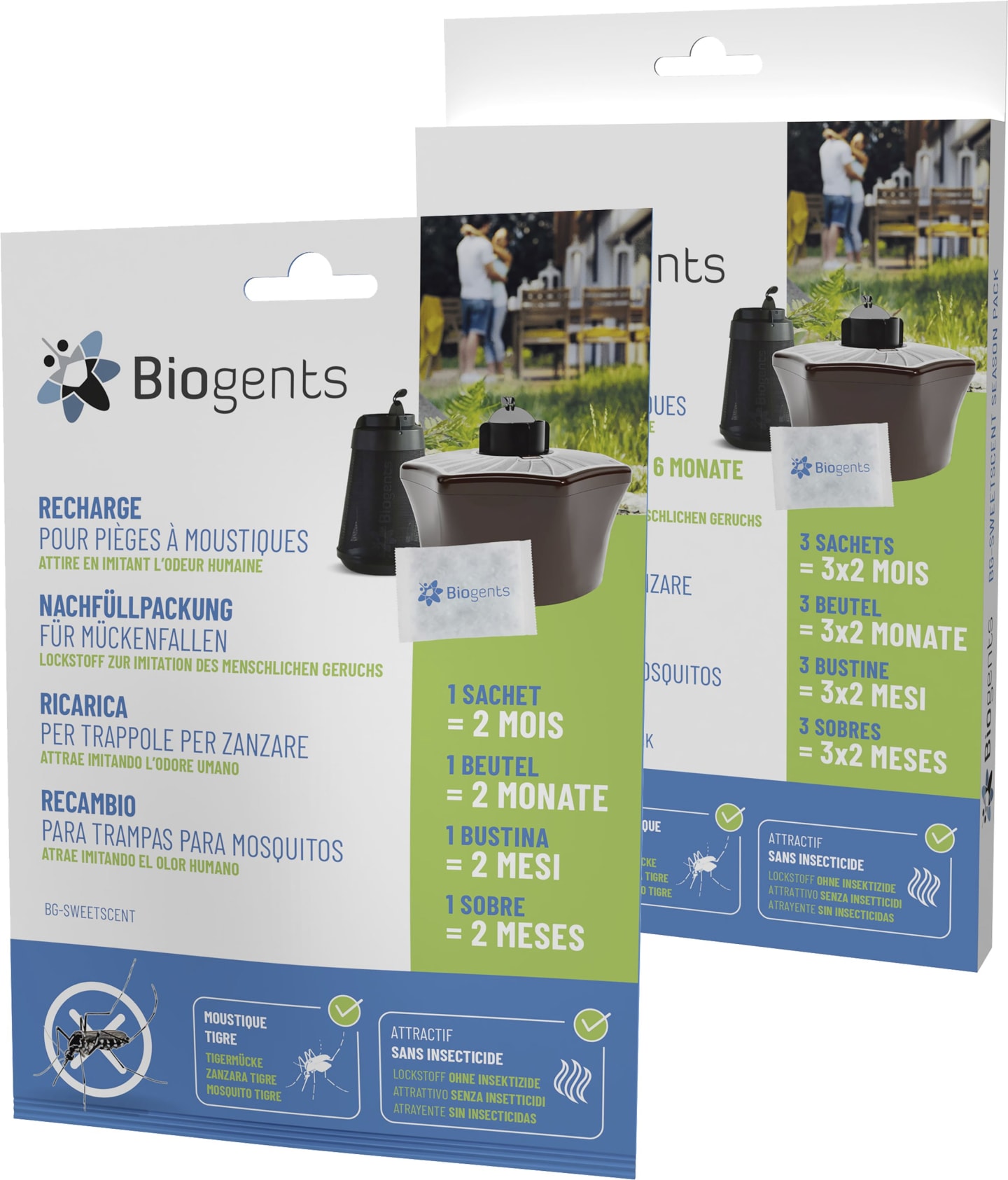 Biogents Lockstoff "BG-Sweetscent" für Mückenfalle BG-Mosquitaire, Aero Trap