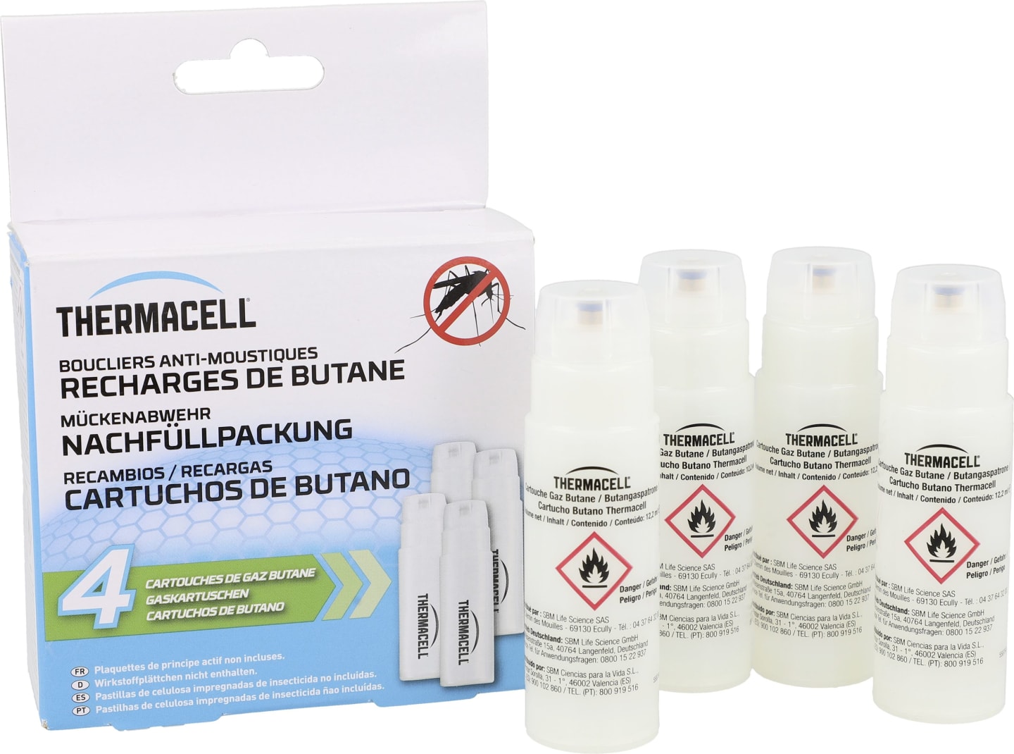 Thermacell Gaskartusche zur Mückenabwehr, 48 Stunden Schutz, 86601351