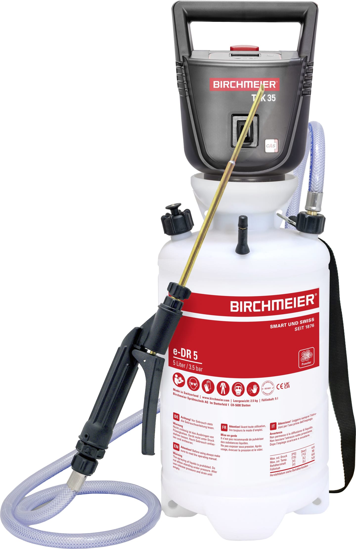 Birchmeier® Akku-Pulverzerstäuber "e-DR 5", ohne Akku/Ladegerät, 12194101