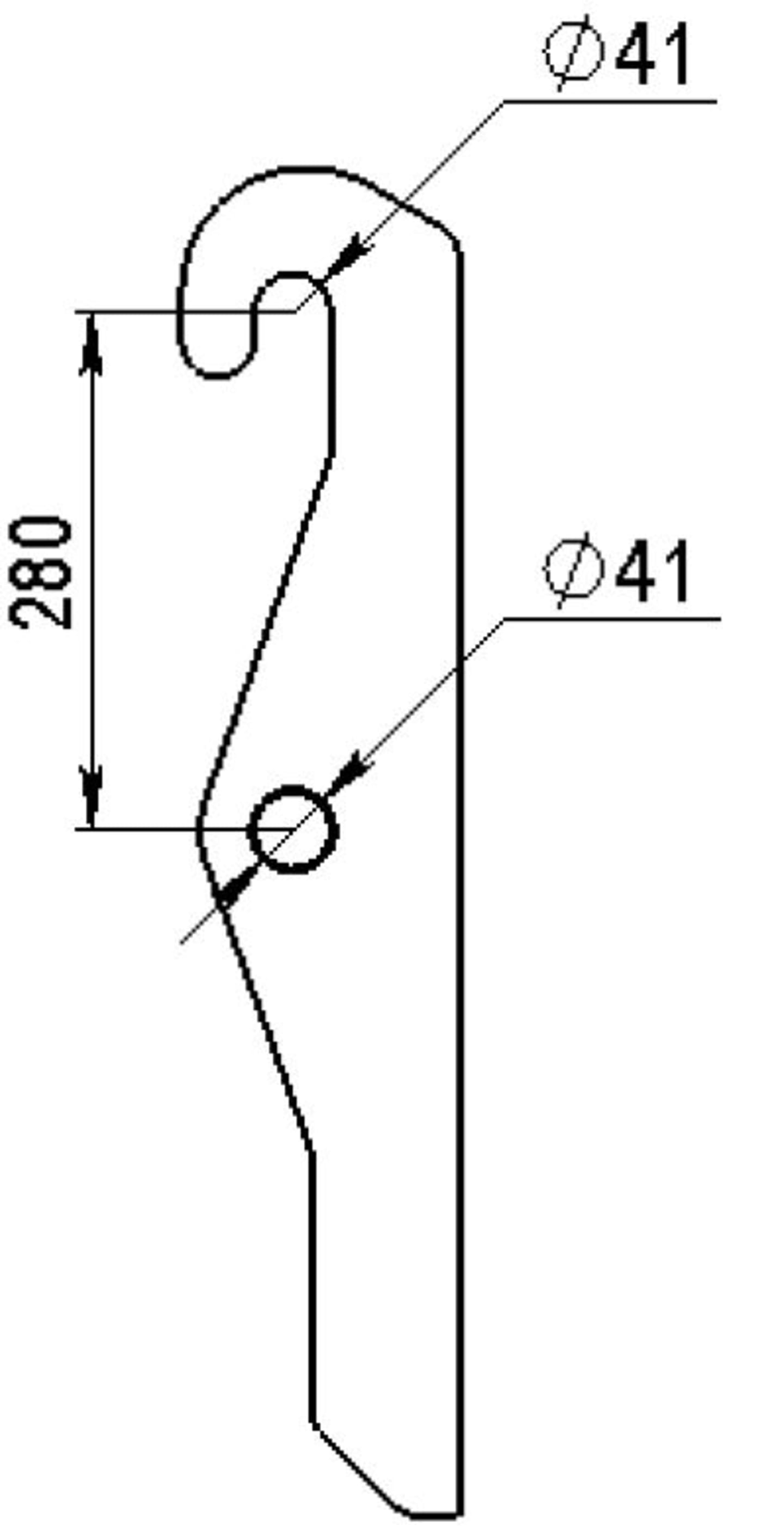 Düvelsdorf Anschweißplatte Kramer lang, 2 St., 5110346