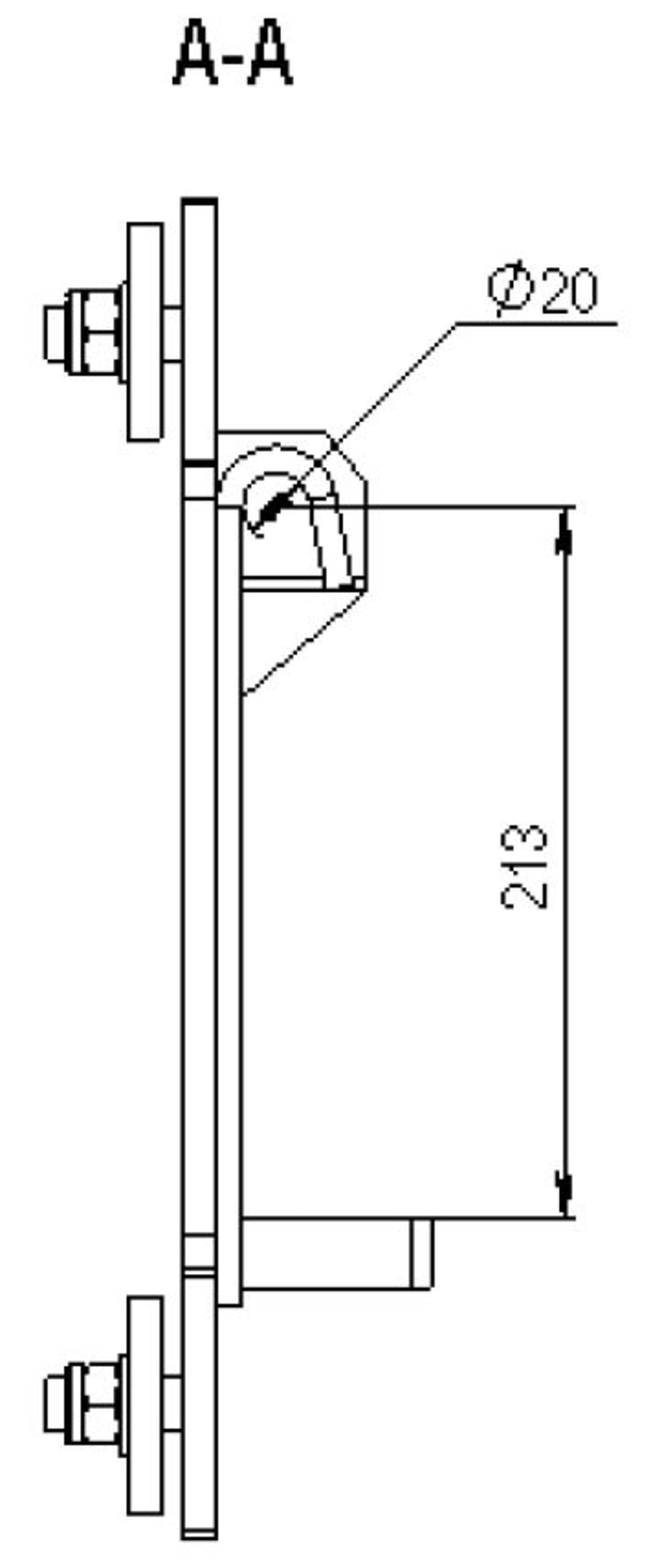 Düvelsdorf Anschraubplatte D-Lock; Avant , 2 St., 5120540