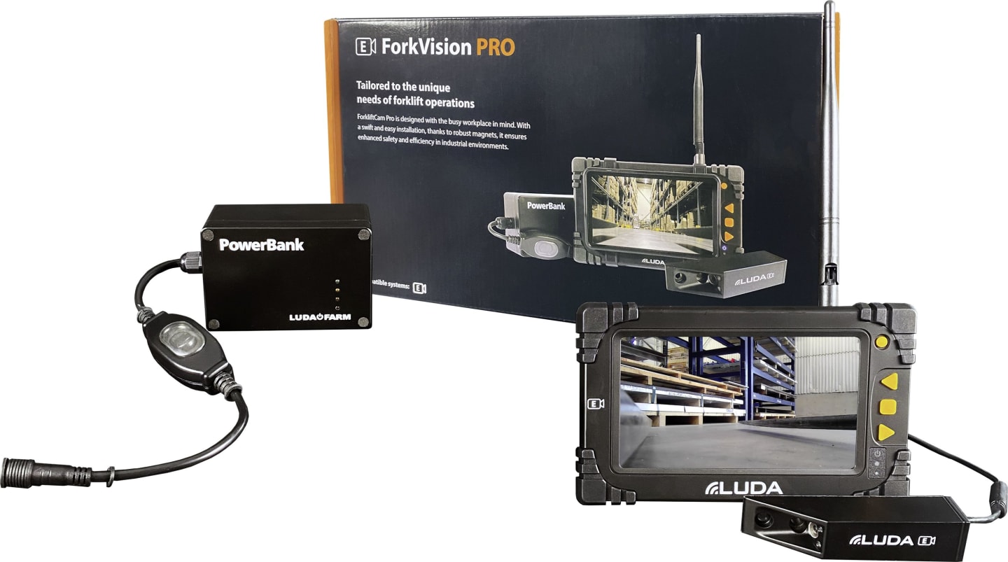 LUDA.FARM IP-Kamera "ForkVision Pro" für Gabelstaplerbetrieb in Industrie, Lagerwesen und Logistik, 1132