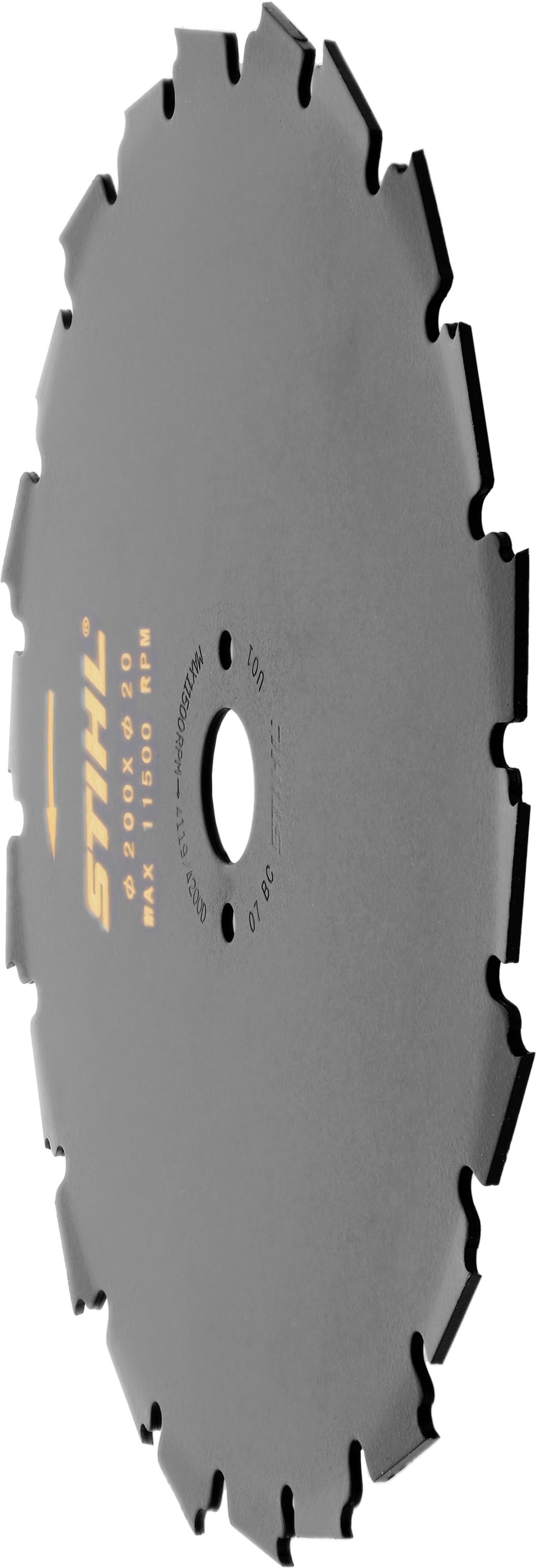 STIHL Sägeblatt 200 mm Stahl, 22 St. Meißelzähne, für Motorsense FS 260, FS 300, FS 400, 4119 713 4200