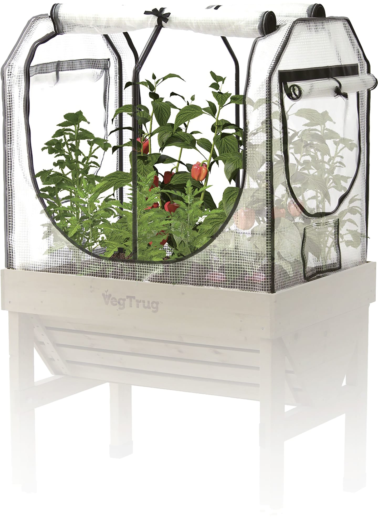 VegTrug Gewächshausaufsatz 99 x 71,5 cm, für Hochbeet Klassik 1,00 m, 090KIT;1139