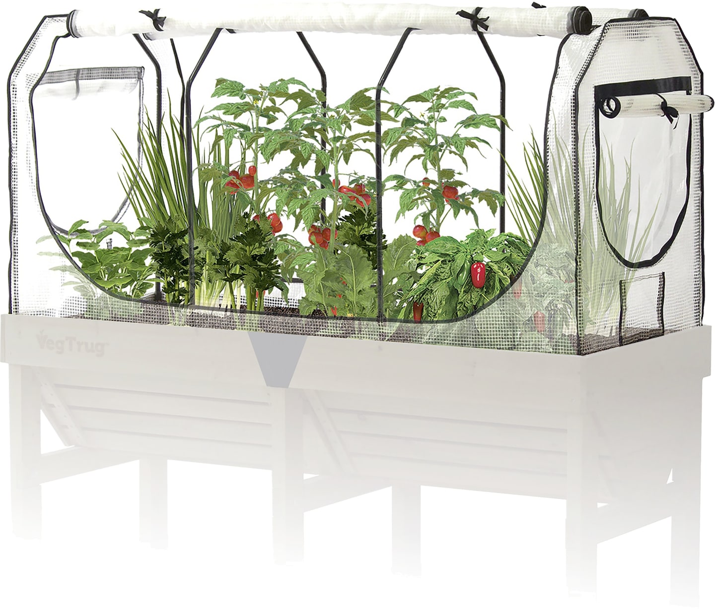 VegTrug Gewächshausaufsatz 179 x 71,5 cm, für Hochbeet Klassik 1,80 m, 090KIT;1140