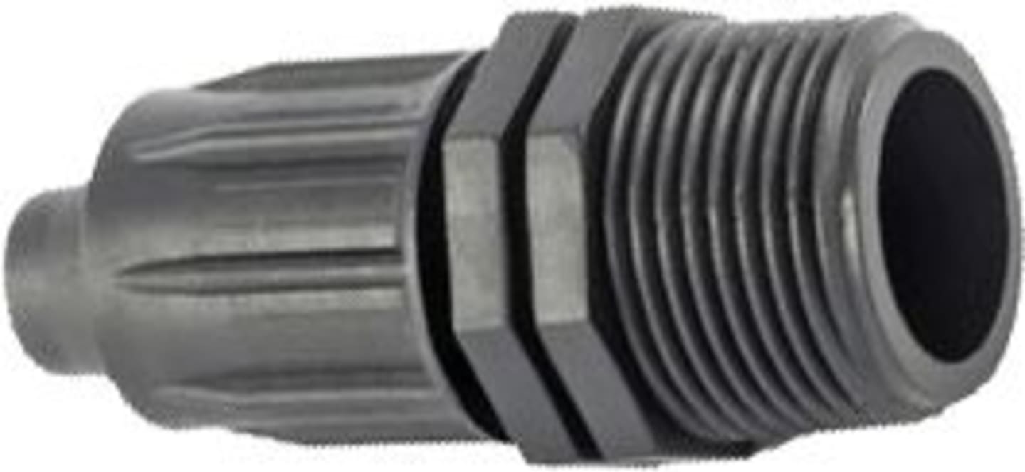 NETAFIM™ Verbinder gerade 16 mm x 3/4" AG, Twist Lock, für dickwandiges Tropfrohr, 32530-000071