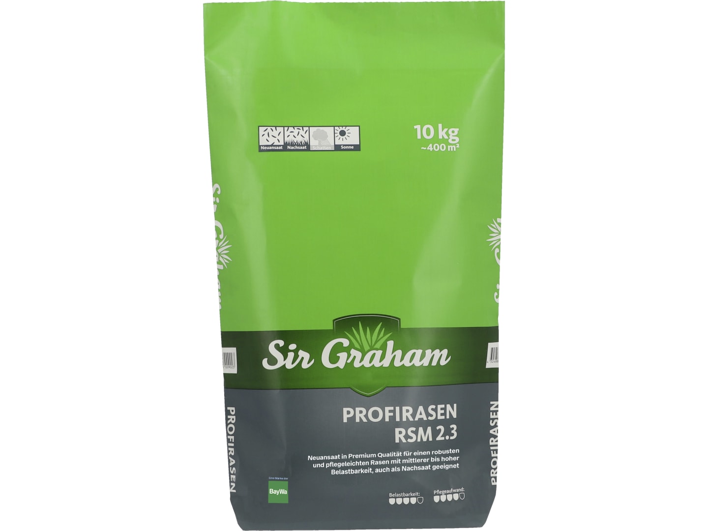 Sir Graham Profirasen Rasensamen RSM 2.3 Mähroboterrasen 10 kg Sack 400 m²