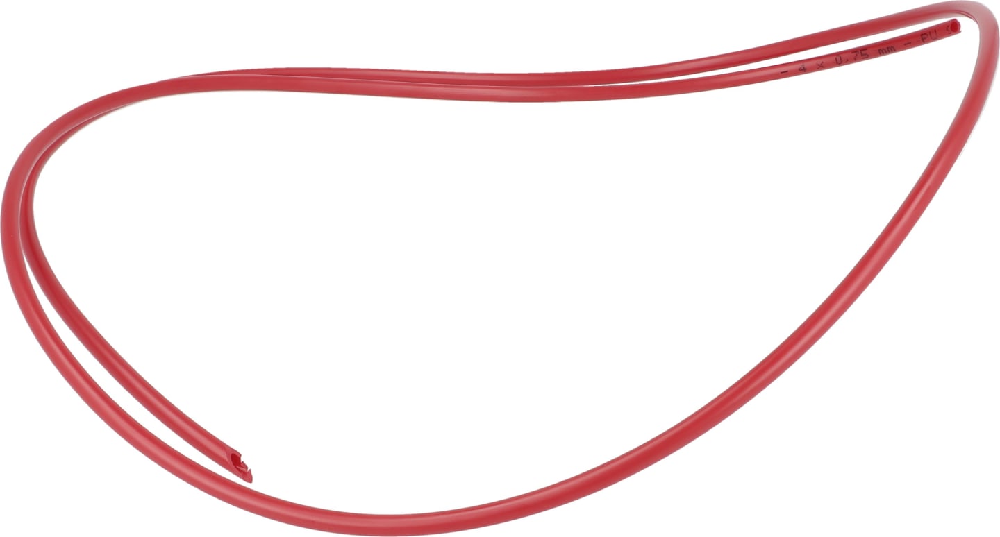Horsch Pneumatikschlauch rot Ø 4 x 2,5 mm, für Feldspritze Leeb, 04004922