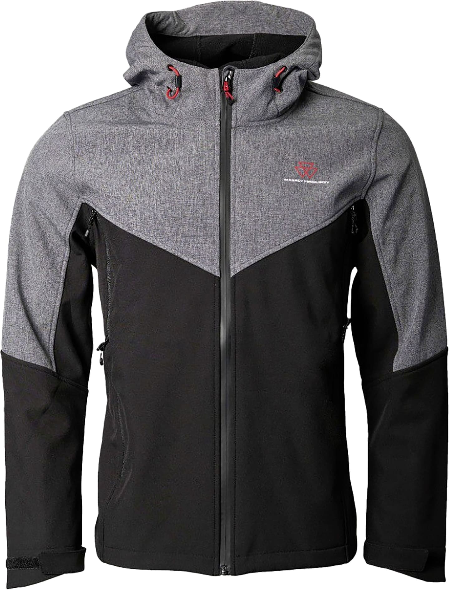 Massey Ferguson Softshelljacke Herren Gr. XL, grau; schwarz, X993322212300