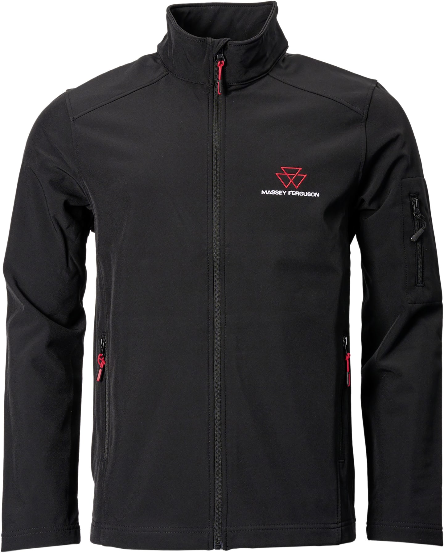 Massey Ferguson Softshelljacke Herren Gr. L, schwarz, X993342301200