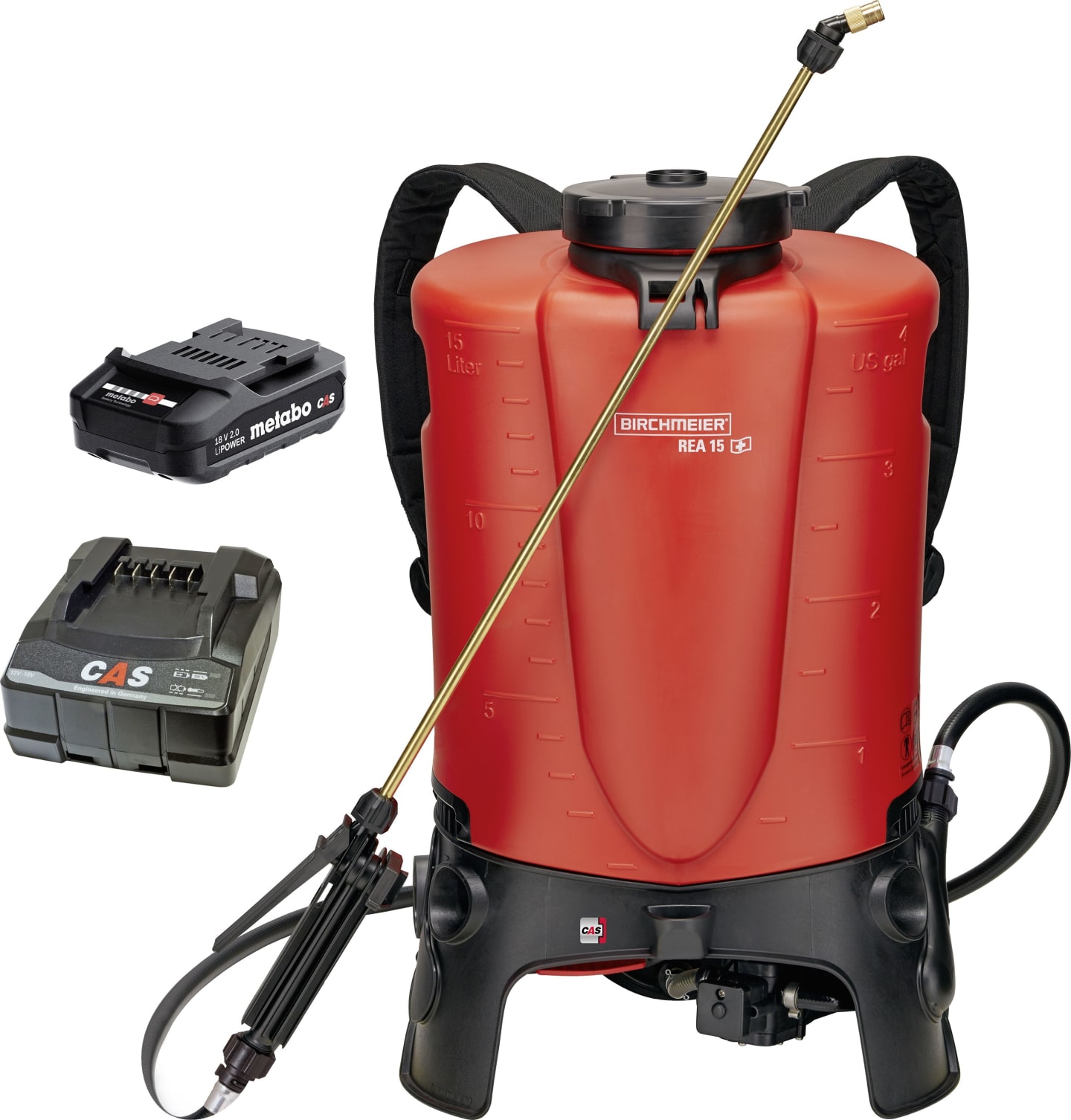 Birchmeier® Akku-Rückenspritze "REA 15 AC2" mit Akku 2,0 Ah/Ladegerät, 12114001