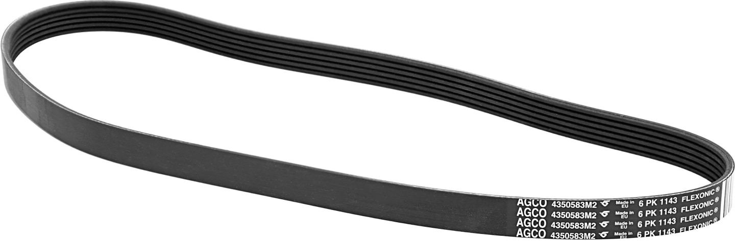 Massey Ferguson Keilrippenriemen 1.143 mm, für Lichtmaschine, Druckluft Traktor Challenger, Massey Ferguson, Valtra, 4350583M2