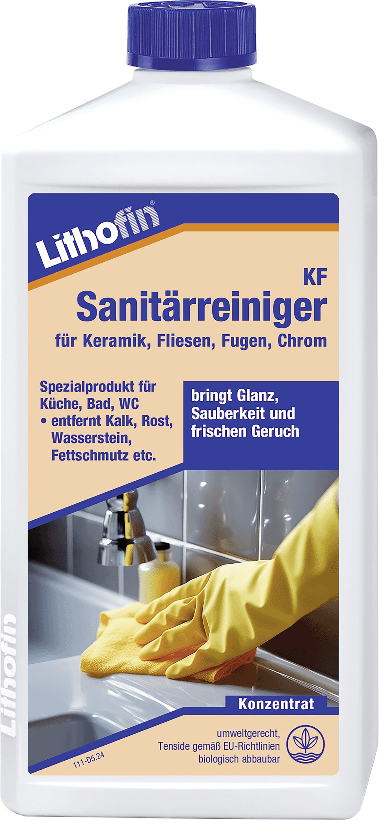 Lithofin Sanitärreiniger "KF" 1 l, 111
