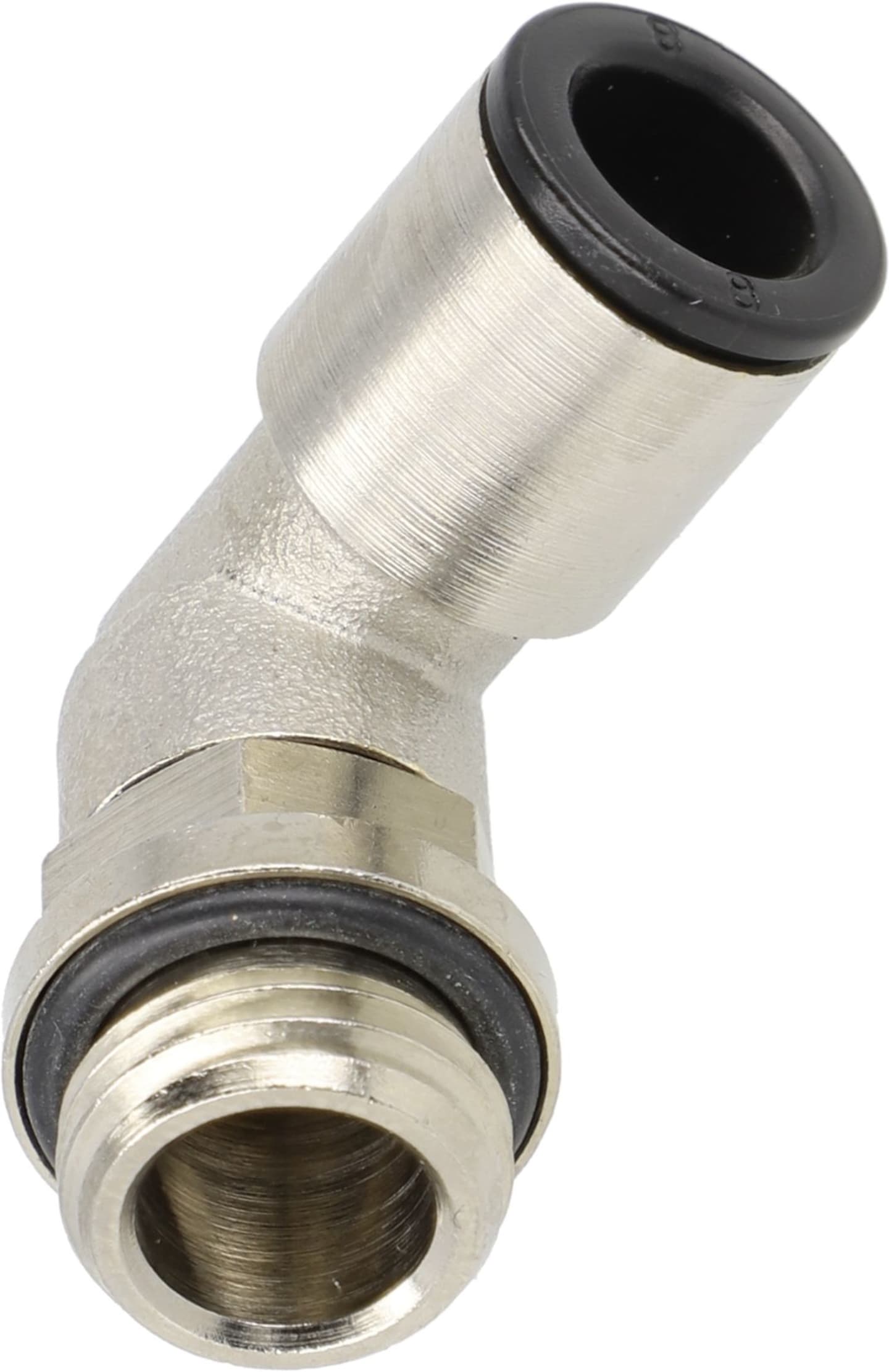 Rohrverbinder "W-ES SV" abgewinkelt, lösbar, 360° drehbar, mit Einschraubgewinde, für Polyamidrohr