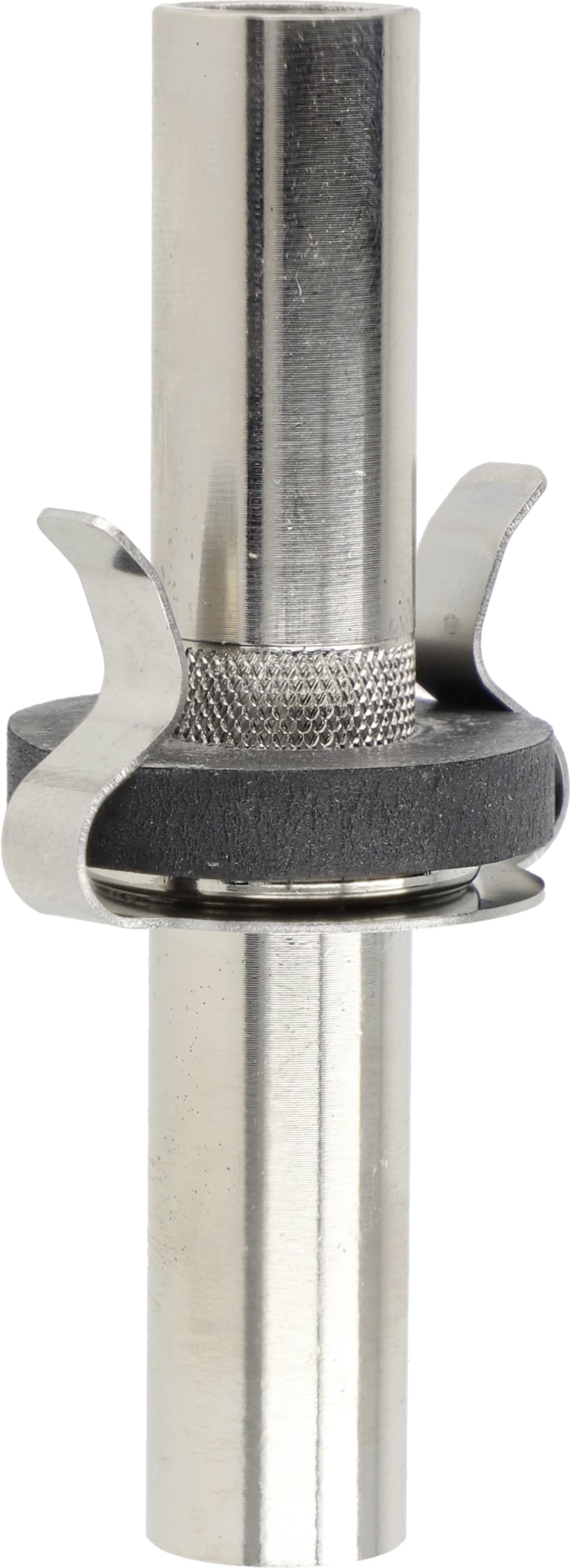 GEA Anschlussrohr mit Dichtung und Haltefeder, vernickelt, für Vakuumventilhahn, 10 mm Vakuumschlauch, 7027 2940 040