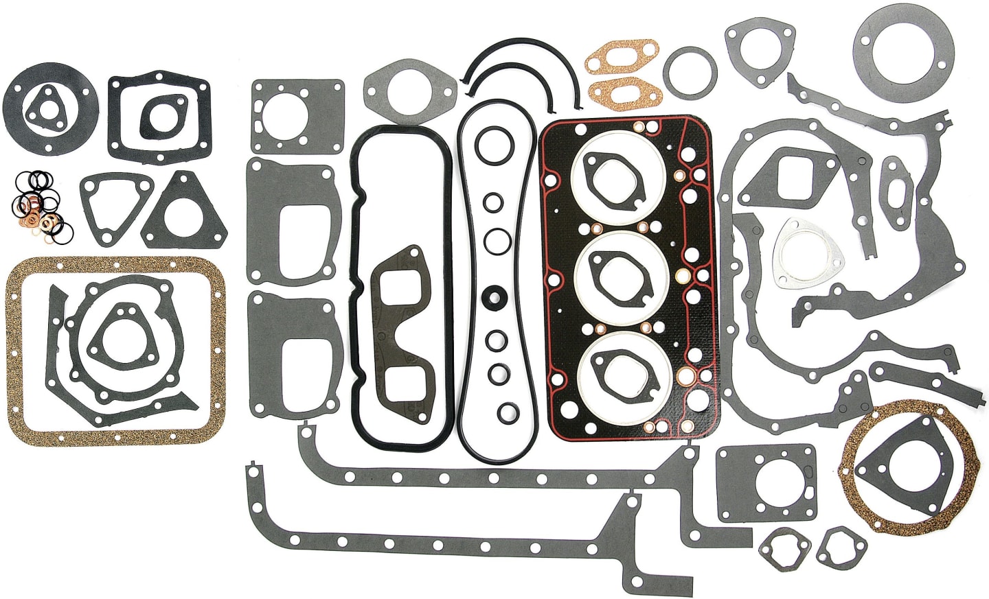 Motordichtsatz für 3-Zylinder-Motor 8035; 8035.02; 8035.06, Traktor Case IH, Fiat, Ford New Holland