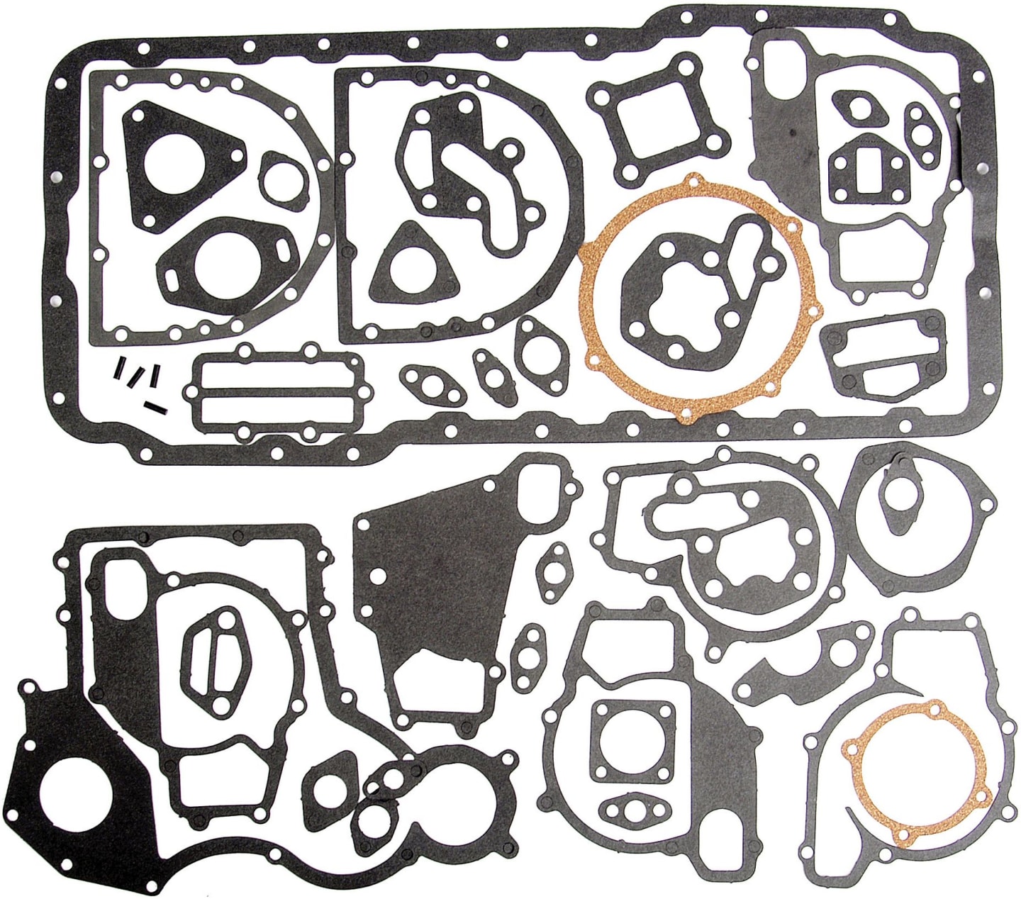 Motordichtsatz unten, für 6-Zylinder-Motor Perkins A6.354/AT6.354, Traktor Landini, Massey Ferguson