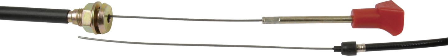 Bowdenzug 1.400 mm mit Zugknopf, für Absteller Traktor New Holland 200, 300, 400, 500, 2000, 3000, 4000, 5000, 6000, 7000, TW