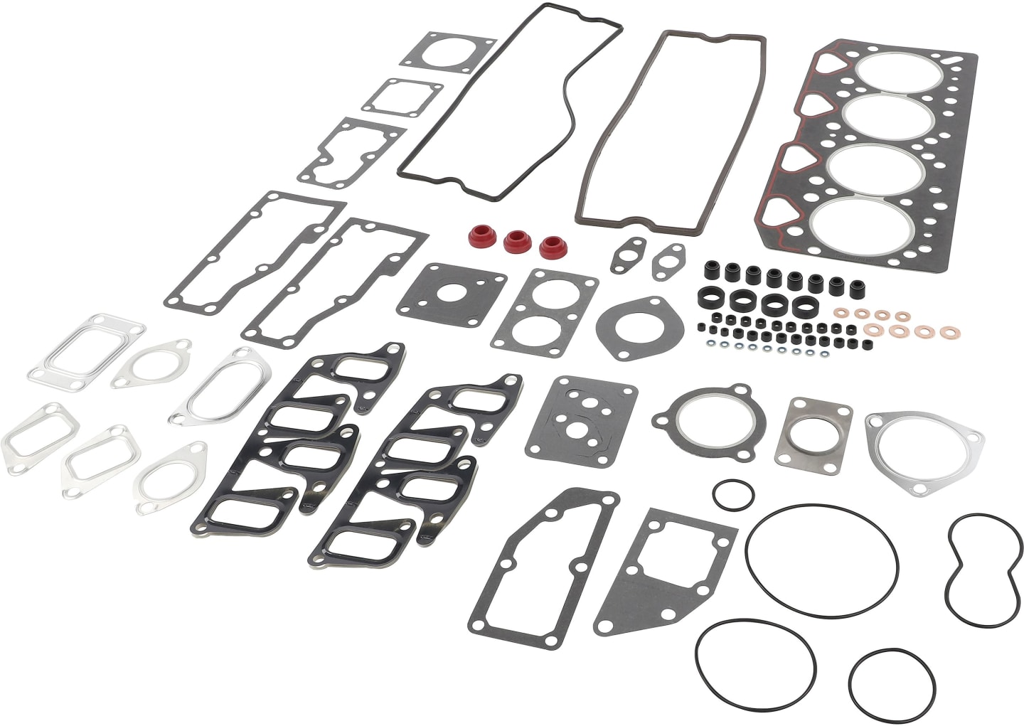Motordichtsatz oben, für 4-Zylinder-Motor 1004, Traktor Case IH, Landini, Massey Ferguson