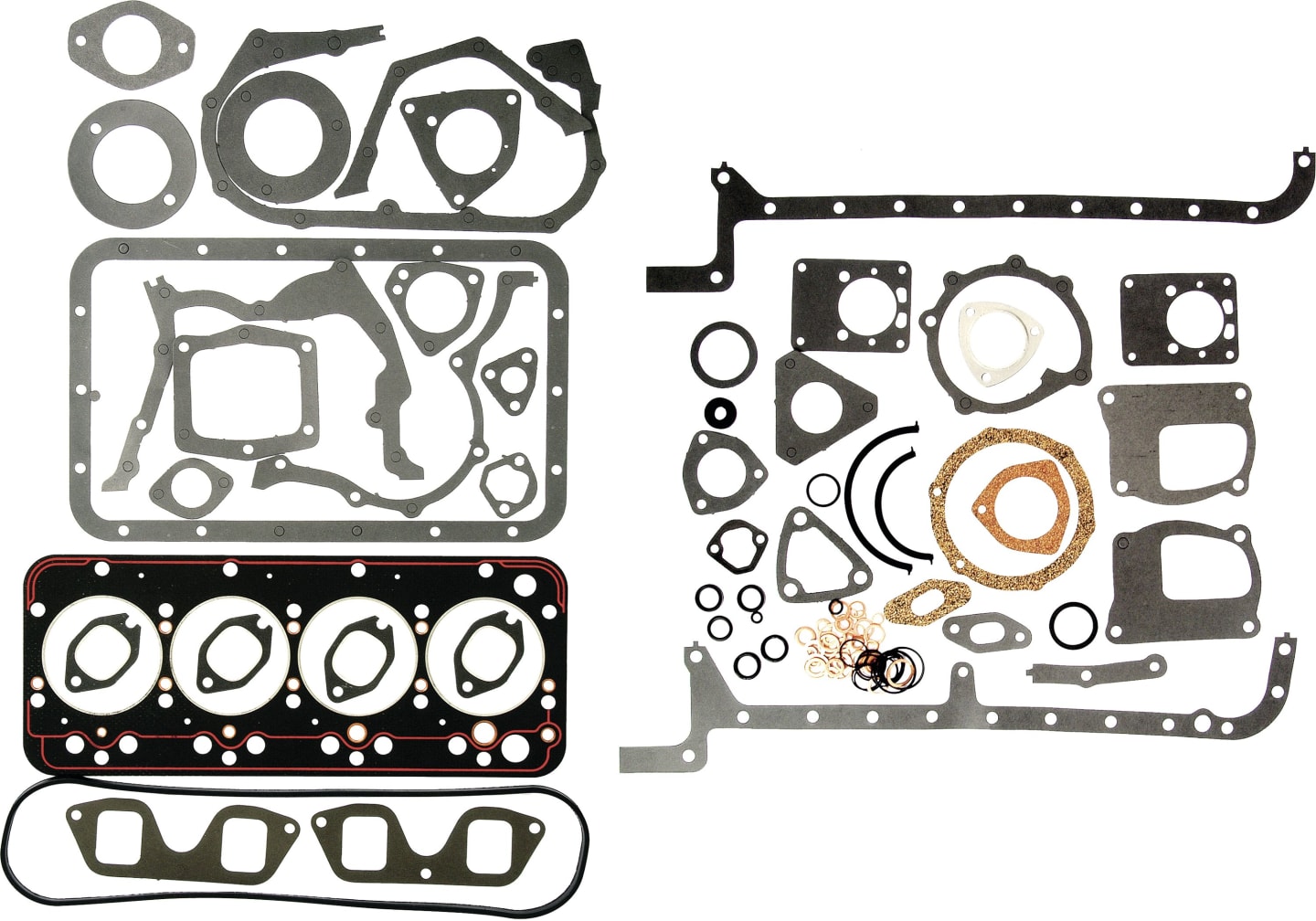 Motordichtsatz für 4-Zylinder-Motor 8045.02; 8045.06, Traktor Case IH, Fiat, New Holland