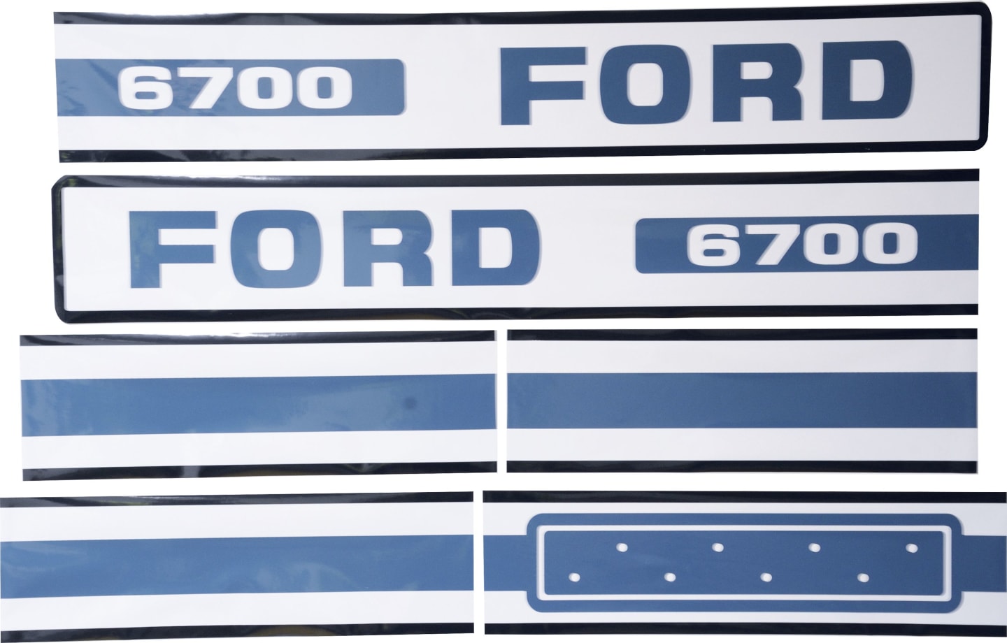 Aufklebersatz "Ford 6700" für Ford New Holland, Vergl. Nr. Ford New Holland: 83928531, EBPN16605G