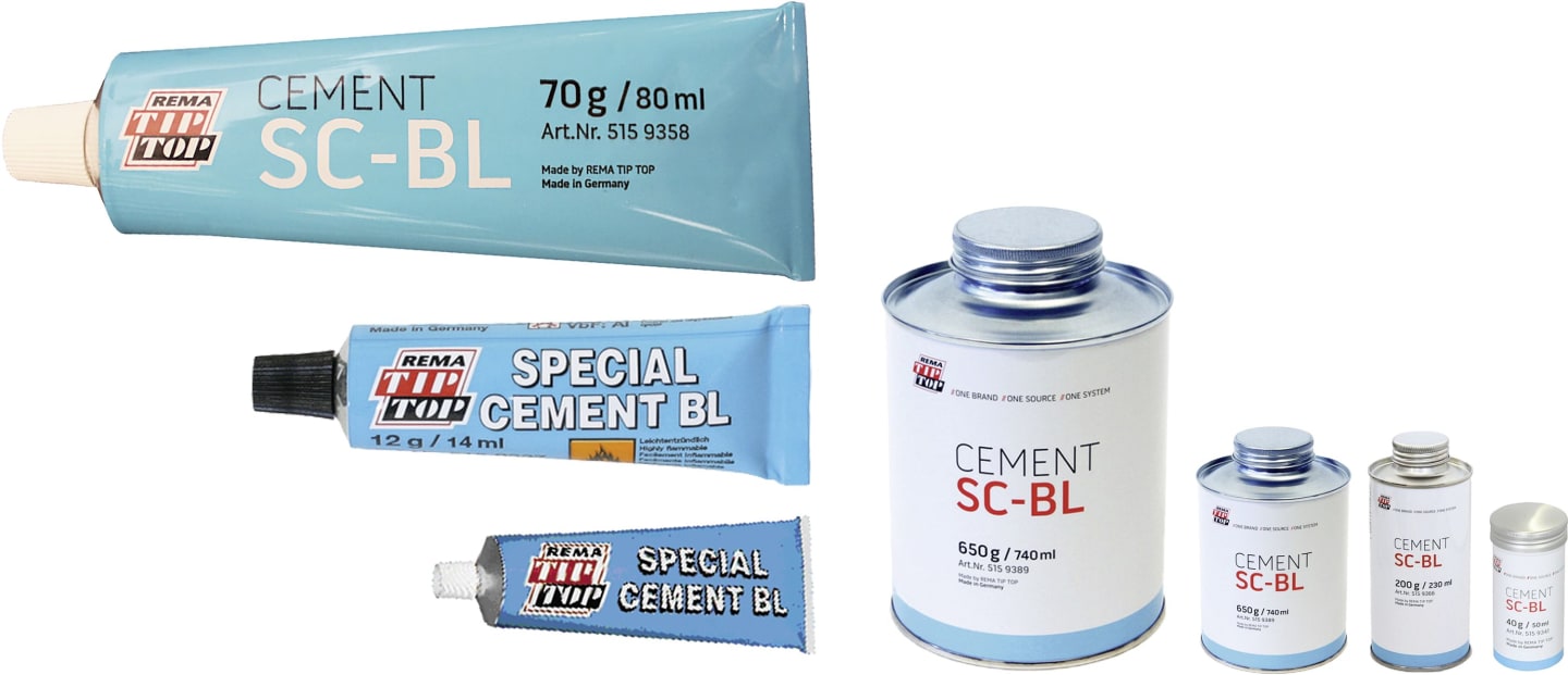 Tip Top Vulkanisierflüssigkeit "Cement SC-BL"