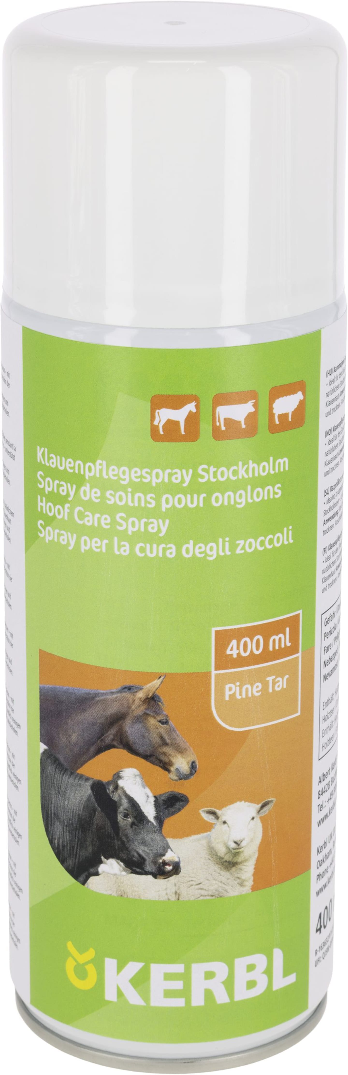 KERBL Klauenpflegespray "Stockholm" 400 ml für Rinder, Pferde und Schafe, 163632