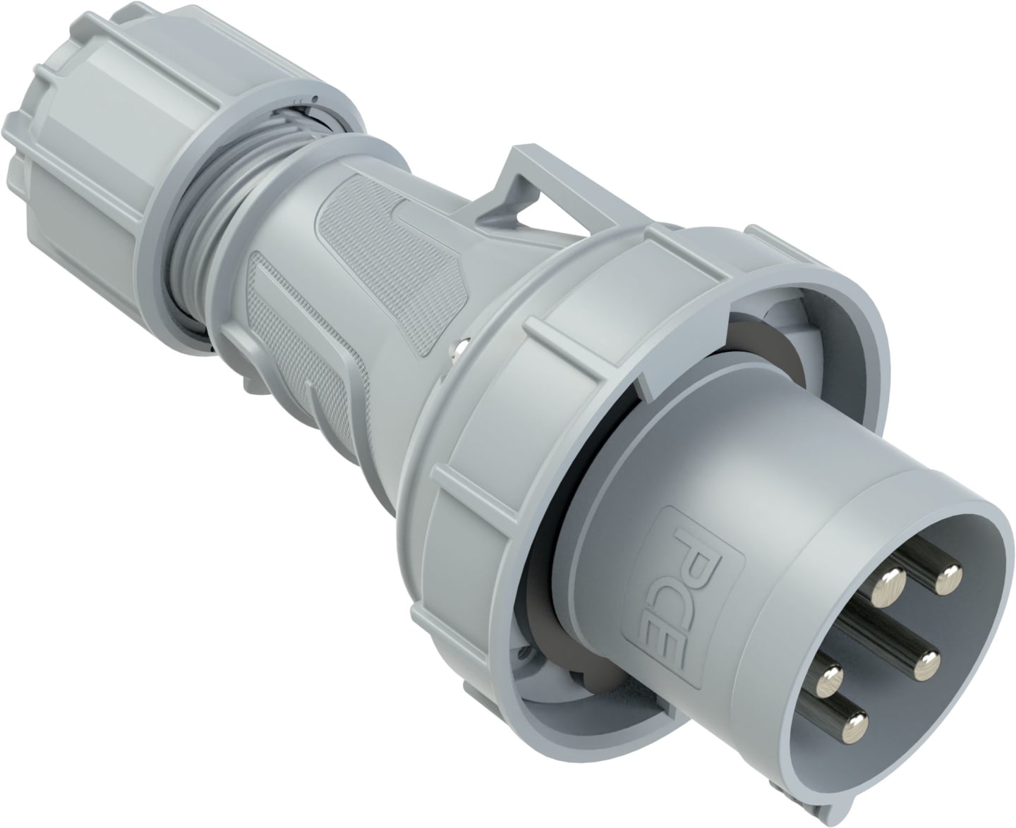 CEE-Stecker "Power Twist" 400 V/63 A, 5-polig, für Zapfwellengeneratoren/Stromerzeuger mit IT/TN-Umschaltung