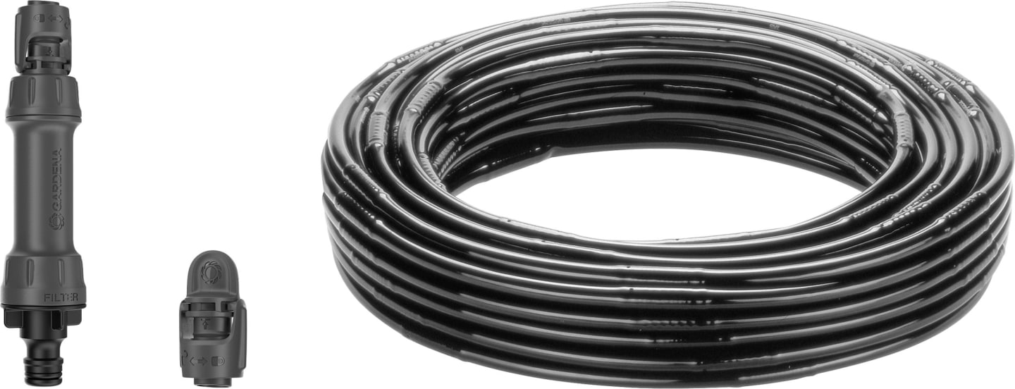 GARDENA Tropfbewässerung Set Hecken/Büsche (50 m) Höhe 495 mm, 13501-20
