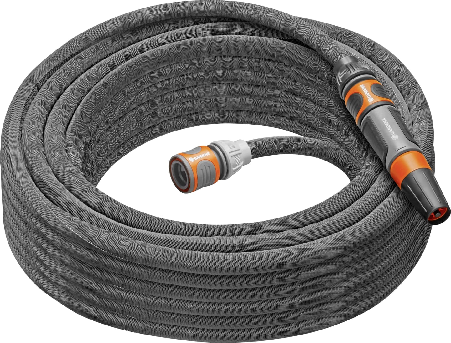 GARDENA Textilschlauch Set Liano™ Life 1/2" (12,7 mm) 15 m, schwarz, 18445-20