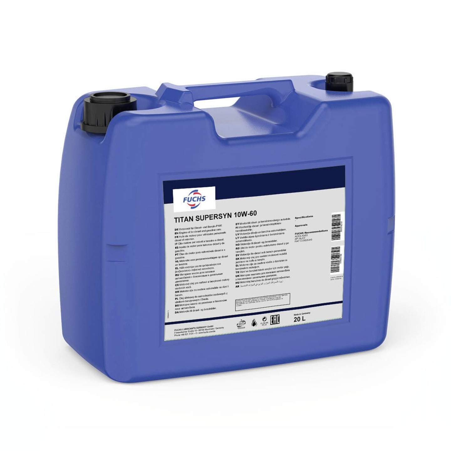 N/A TITAN SUPERSYN 10W-60