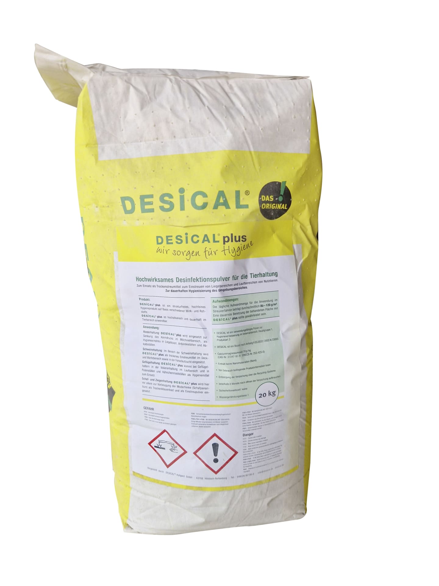 DESICAL® plus Hygienekalk hochwirksame, keimreduzierende Einstreu