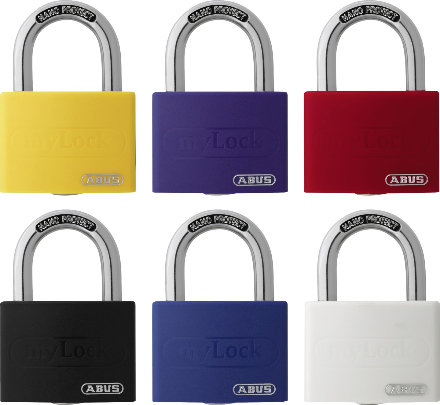 ABUS Vorhangschloss "T65AL/40 my Lock" 22 x 23 x 6,5 mm, Security Level 5, 1 St., 512292
