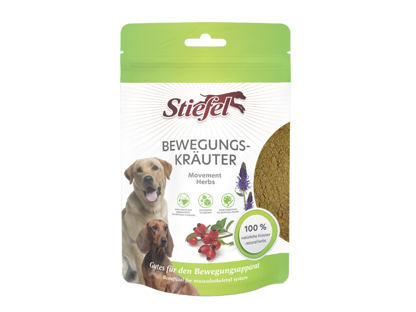 Stiefel Hund Pflanzenkohle 50 g Beutel Pulver