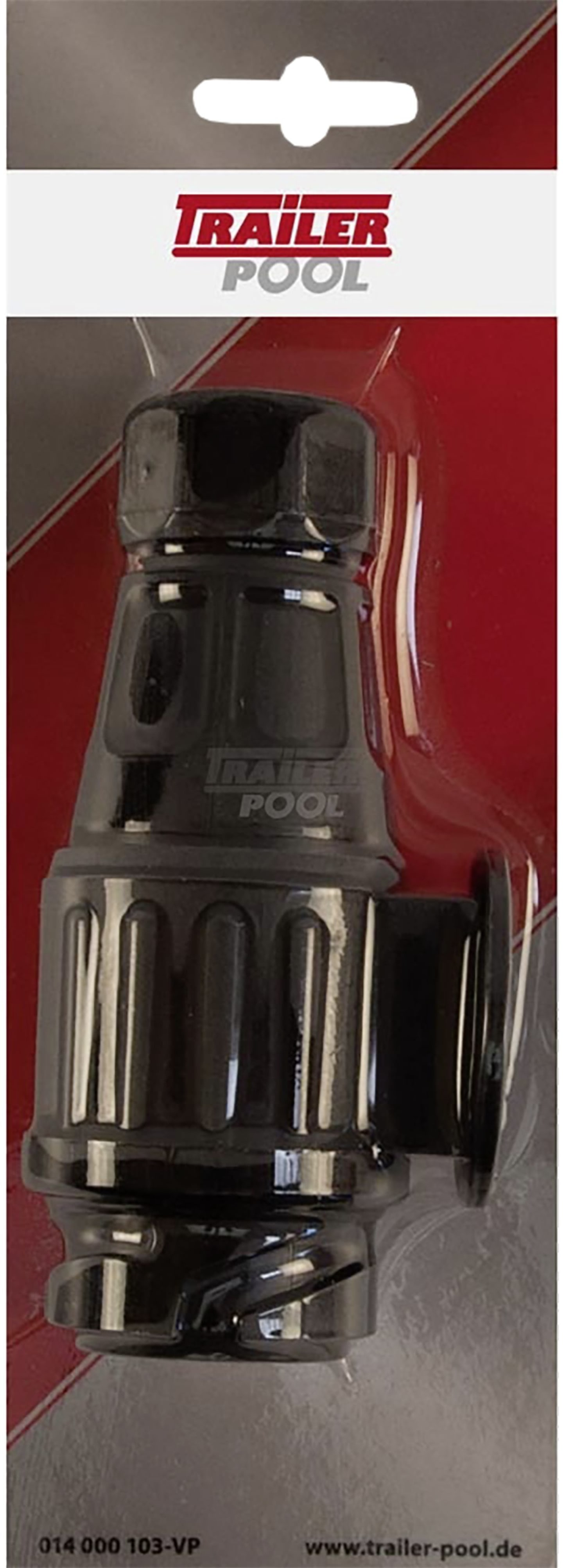 TRAILER POOL Stecker 13-polig, 12 V, Schraubanschluss, Kunststoff, Steckverbindung, Blister, 014 000 103-VP
