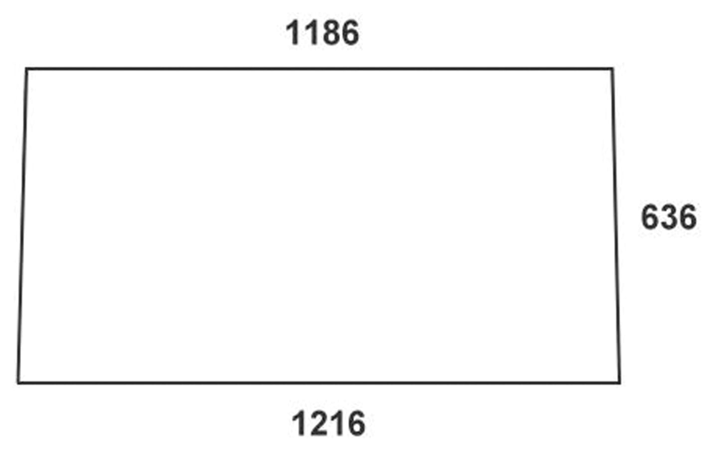 Frontscheibe klar, Breite 1.216 mm; 1.186 mm, für Mercedez-Benz MB-Trac