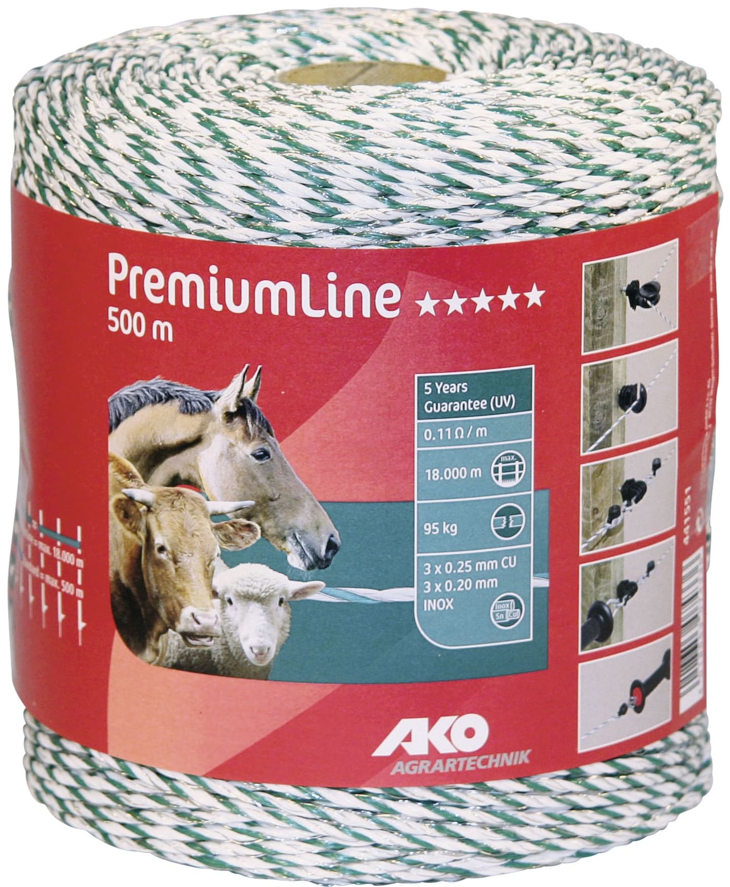 Ako Litze "Premium" 500 m, 441551