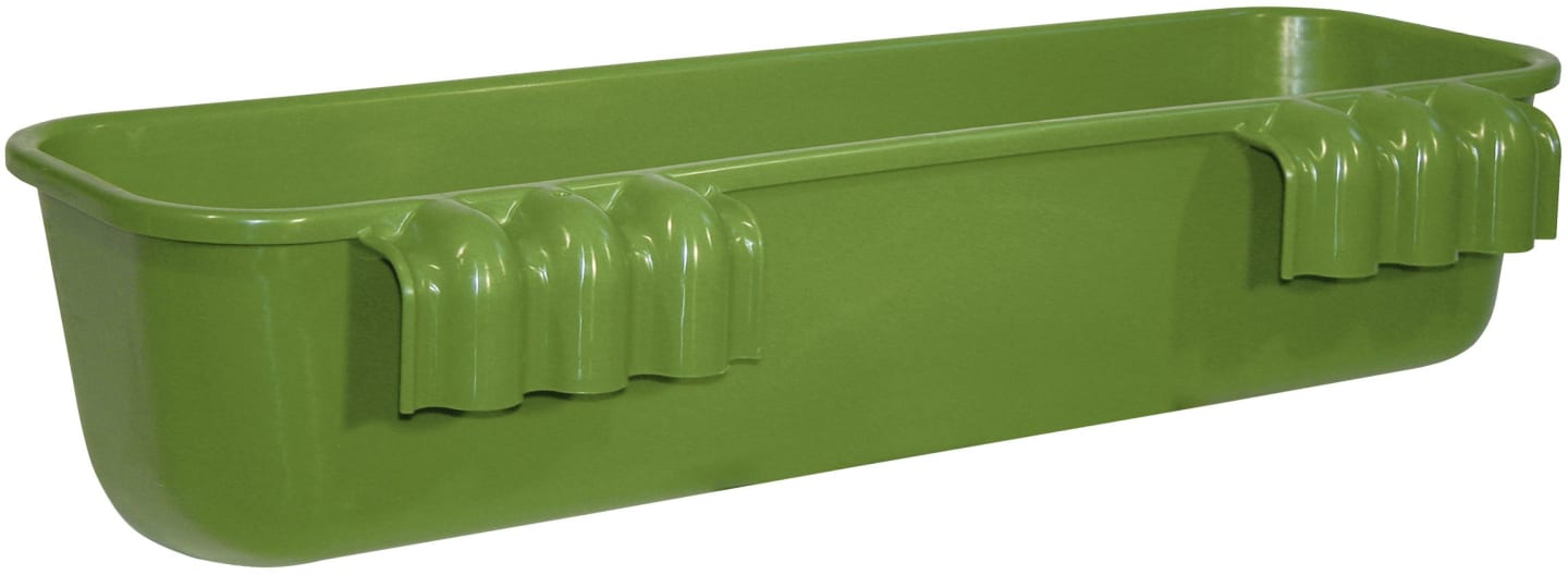 KERBL Futtertrog 42 l zum Einhängen, GFK (glasfaserverstärkter Kunststoff), für Kälber, 3268