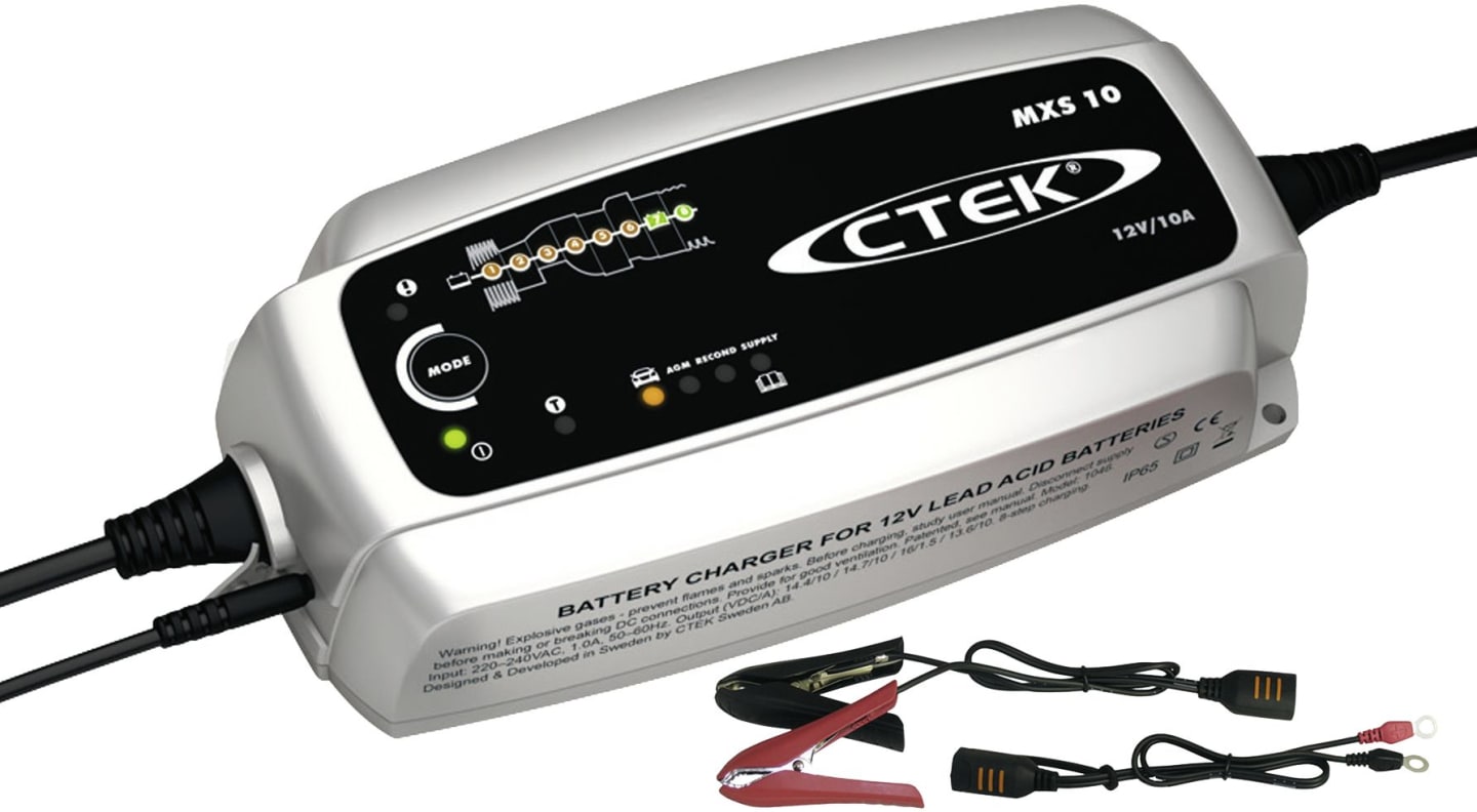 CTEK™ Batterieladegerät "MXS 10" max. 10 A, 8-stufig, Ladezustandsanzeige, MXS 10