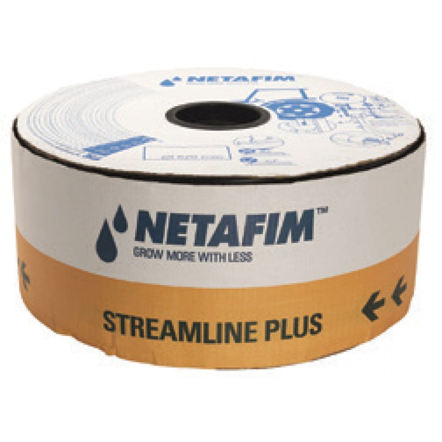 NETAFIM™ Tropfschlauch "StreamLine™ X 16060" Tropfer 0,75 l/h, Abstand 0,20 m, 1,0 bar, 2.600 m, 16382-000109
