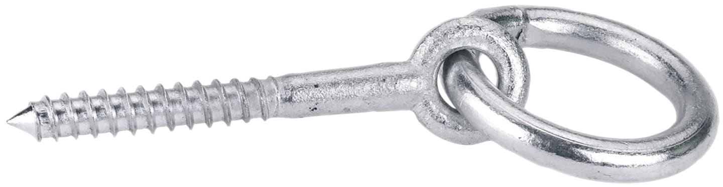 KERBL Barrenring mit Holzschraube, x 10 mm, verzinkt, 12282/2