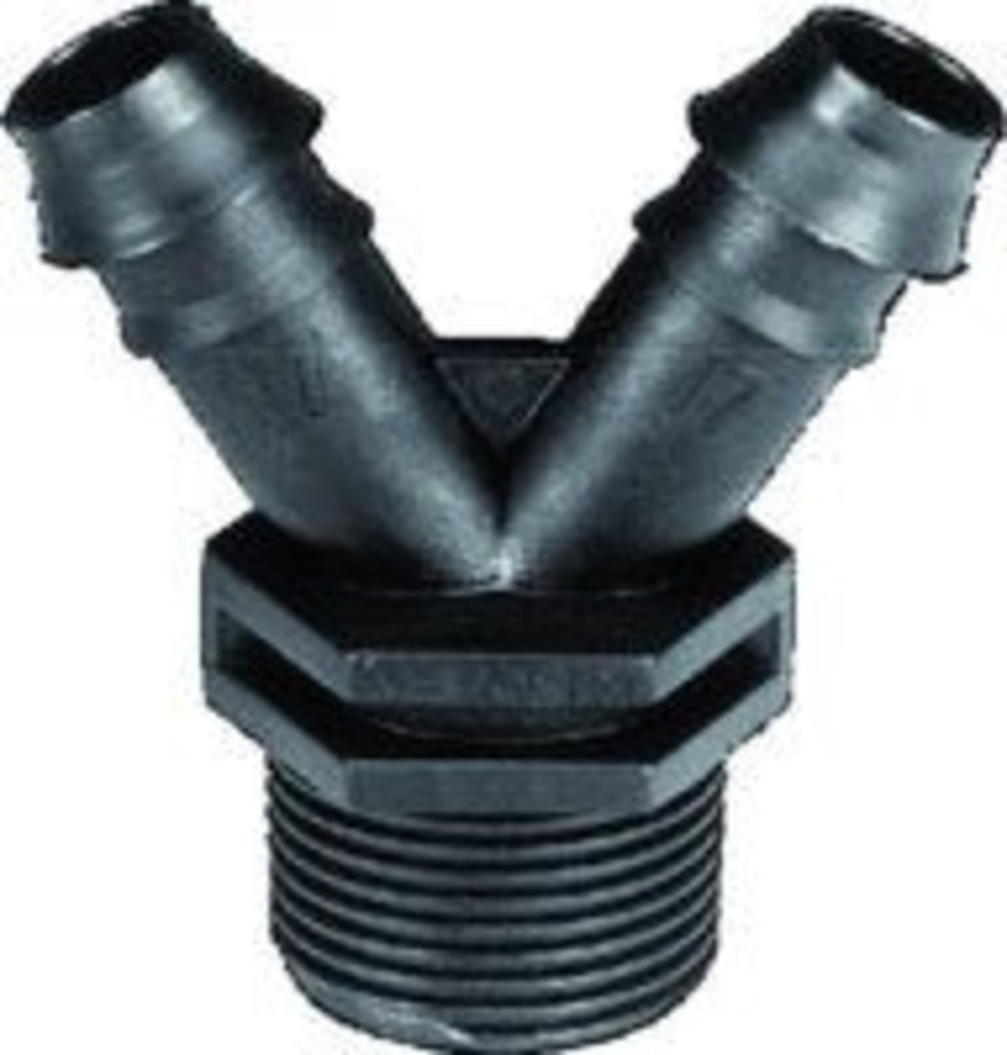 NETAFIM™ Y-Verbinder Schlauchstutzen 16 mm x 3/4" AG, für dickwandiges Tropfrohr, PE-Rohr, 32500-011200E