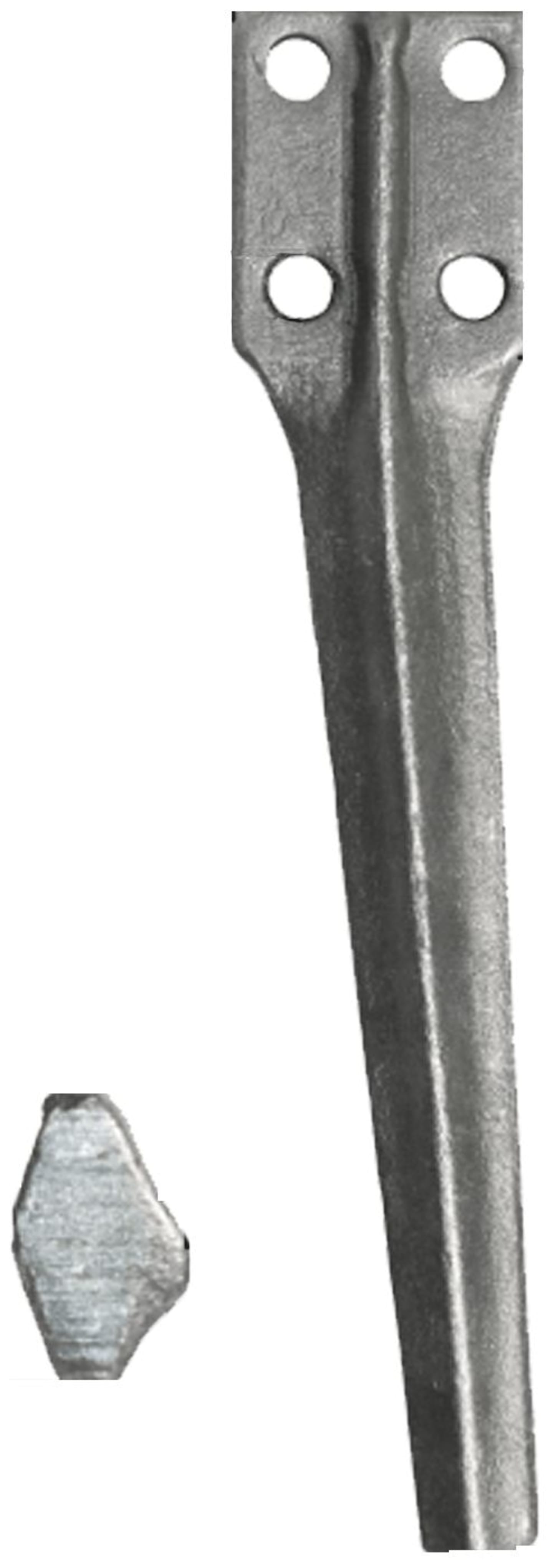 Kreiseleggenzinken 65 x 325 x 12 mm, Bohrung 13 mm, für Kreiselegge Cam, Eberhardt, Frost