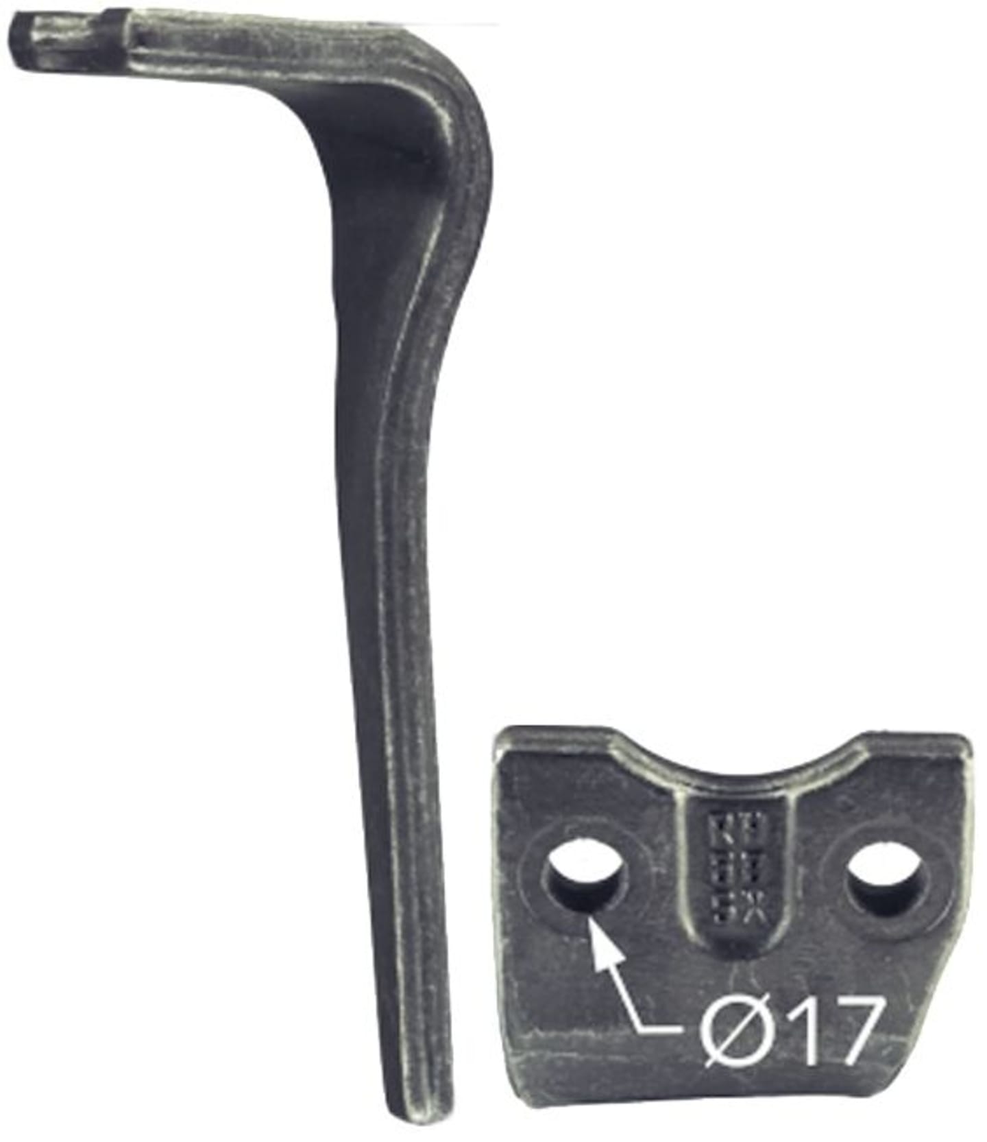 Kreiseleggenzinken 110 x 300 x 16 mm, Bohrung 17 mm, für Kreiselegge Kuhn