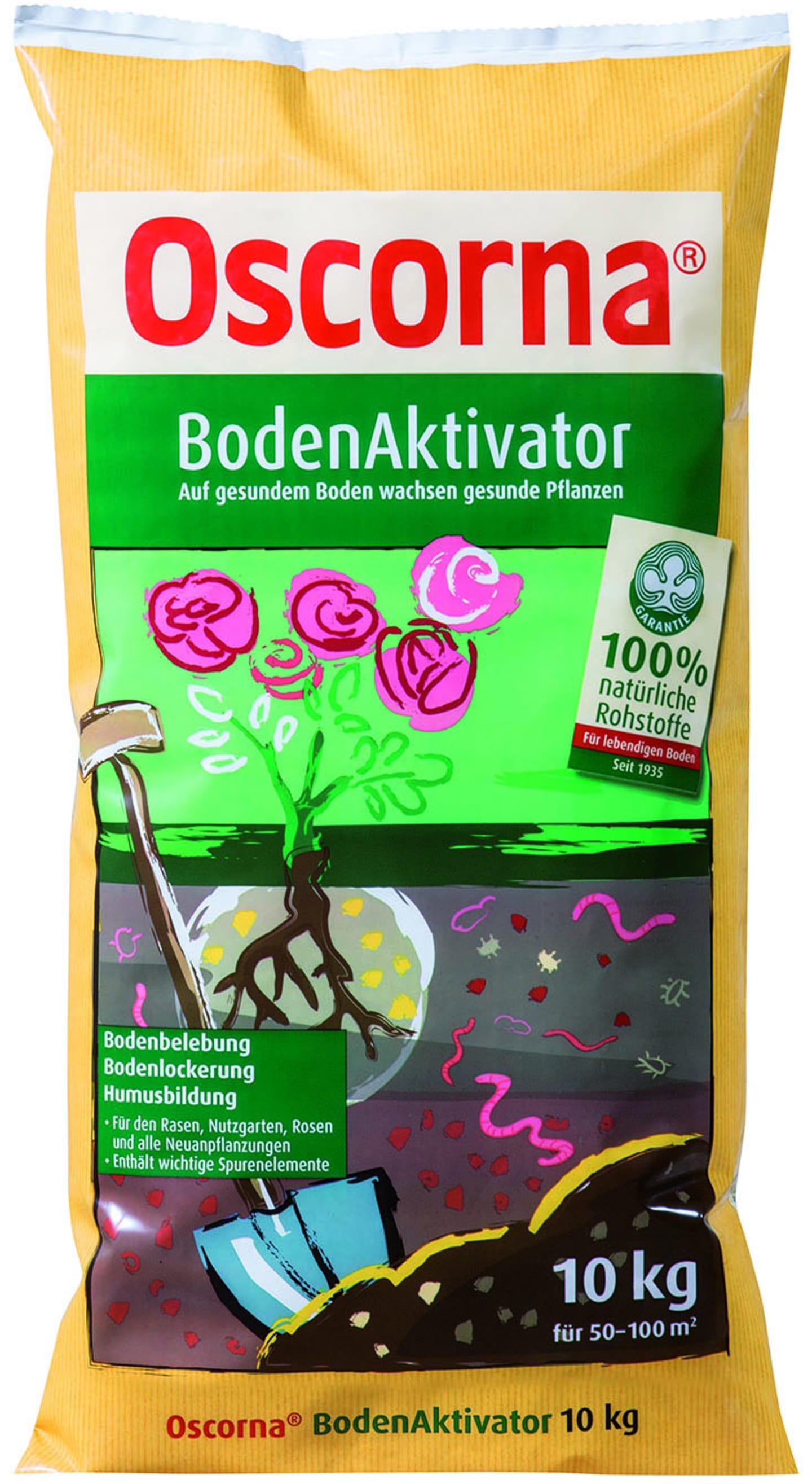 Oscorna® Bodenaktivator NPK 3+2+0.5 zur Bodenverbesserung 10 kg Sack Pulver