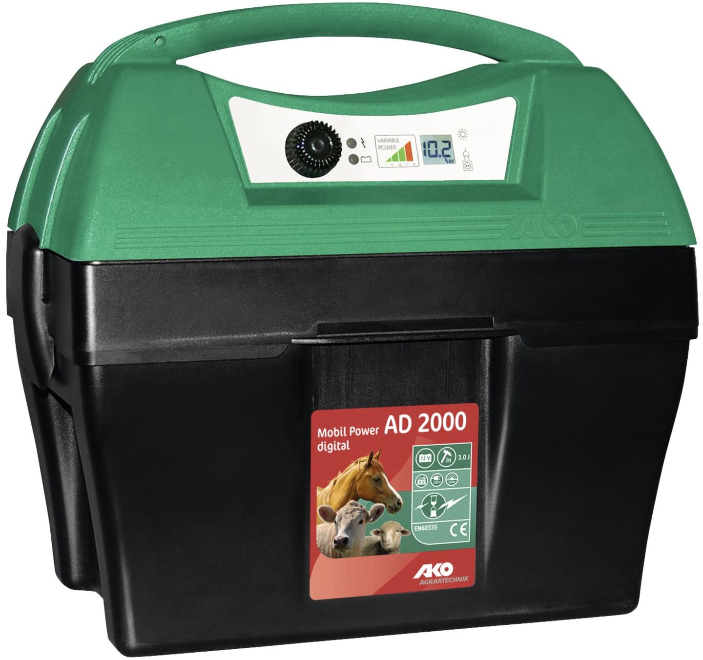Ako Weidezaungerät "Mobil Power AD 2000 Digital" 9 V; 12 V, 372201