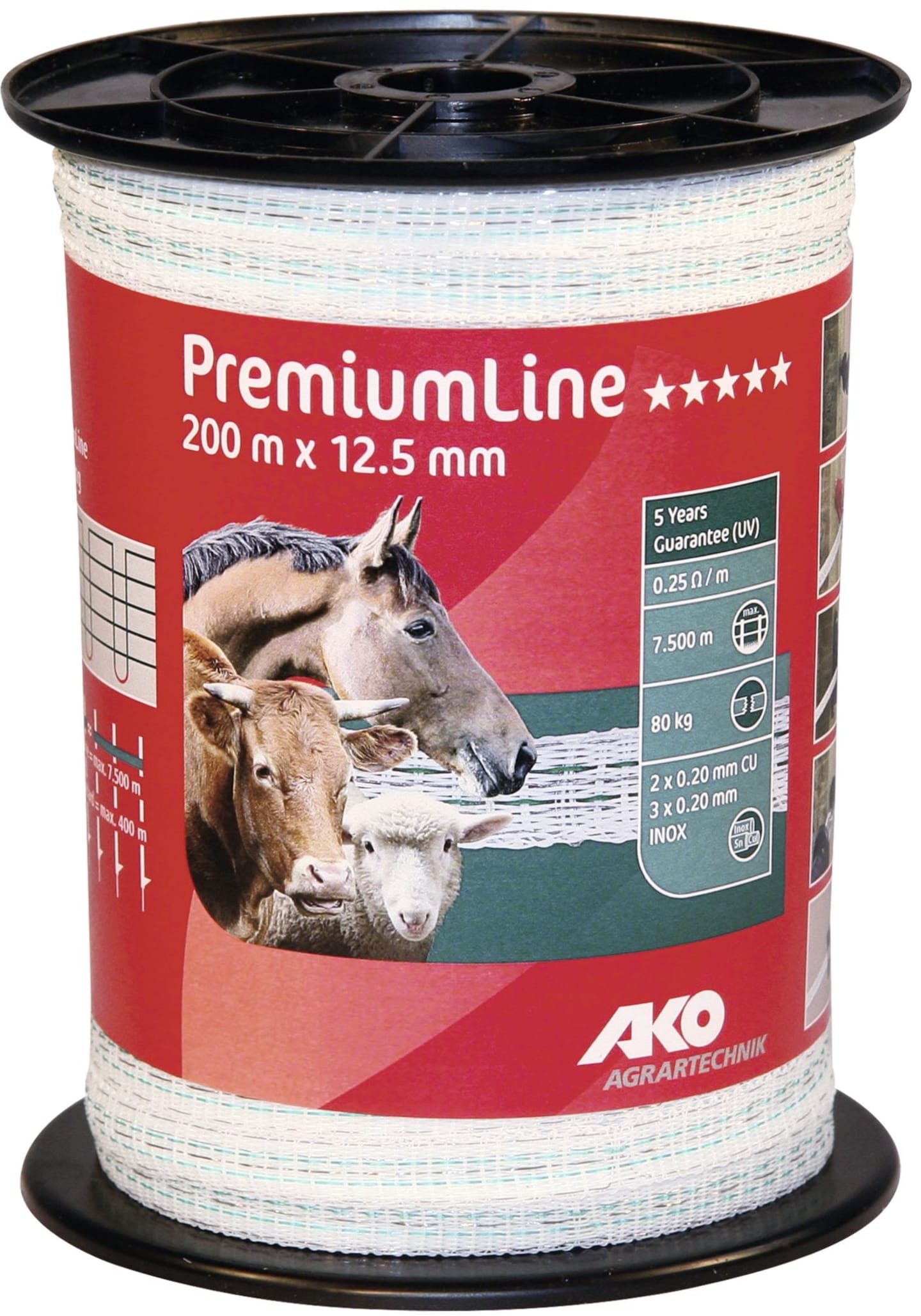 Ako Breitband "Premium" 12,5 mm/200 m, 441533